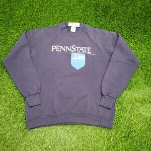Vintage 80s Penn-State Sweatshirt Womens XL 21x24 Faded USA